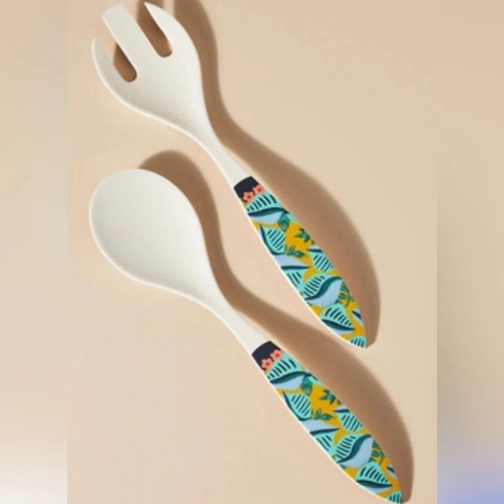 NWT Anthropologie Alexandra Farmer melamine serving set
